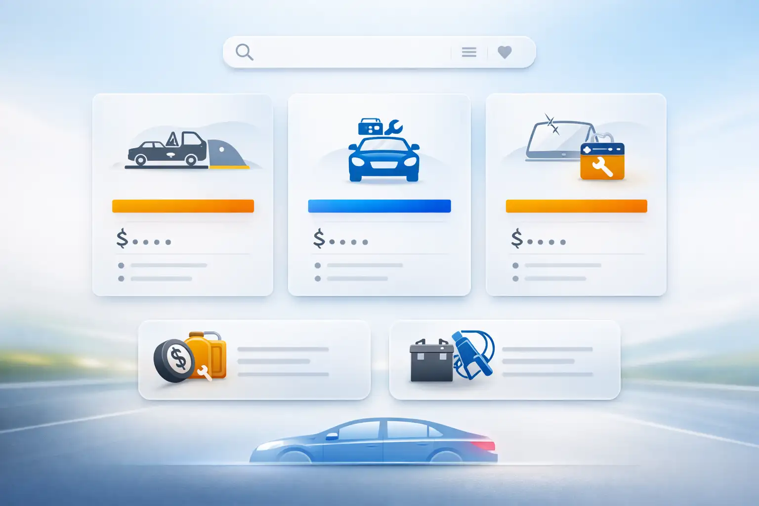 قیمت امداد خودرو